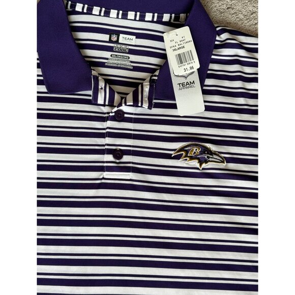 NFL Baltimore Ravens Size 3XL Men’s Polo New Performance Polo Shirt - Picture 1 of 13